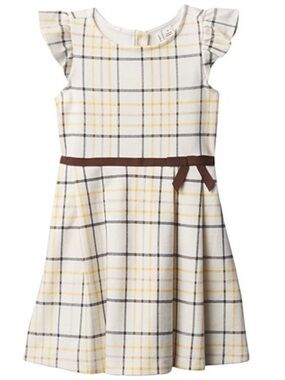 Janie and Jack Knit Pointe plaid dress